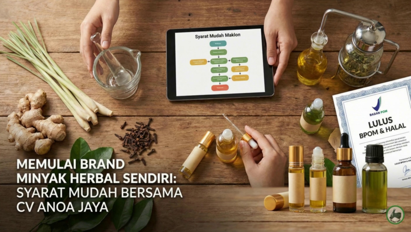 Syarat Mudah Memulai Brand Minyak Herbal Sendiri Bersama CV Anoa Jaya